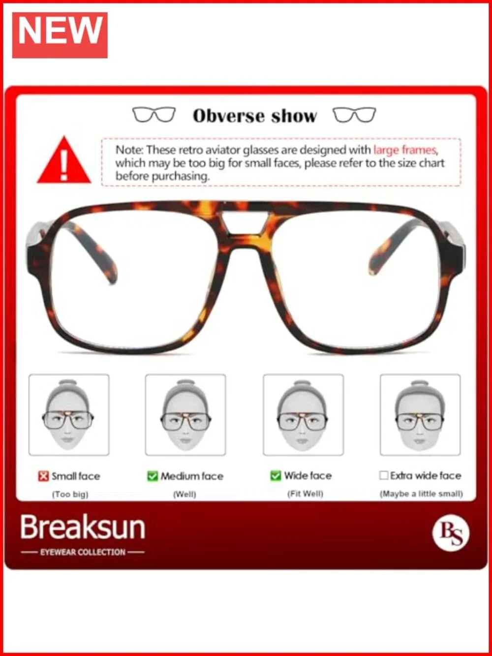 Oversized Square Aviator Blue Light Blocking Glasses Acetate Frame